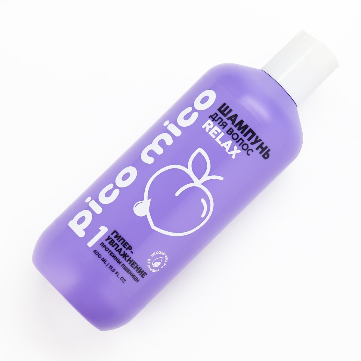 фото Шампунь pico mico-relax, гипер-увлажнение, с протеинами пшеницы, 400 мл beauty fox