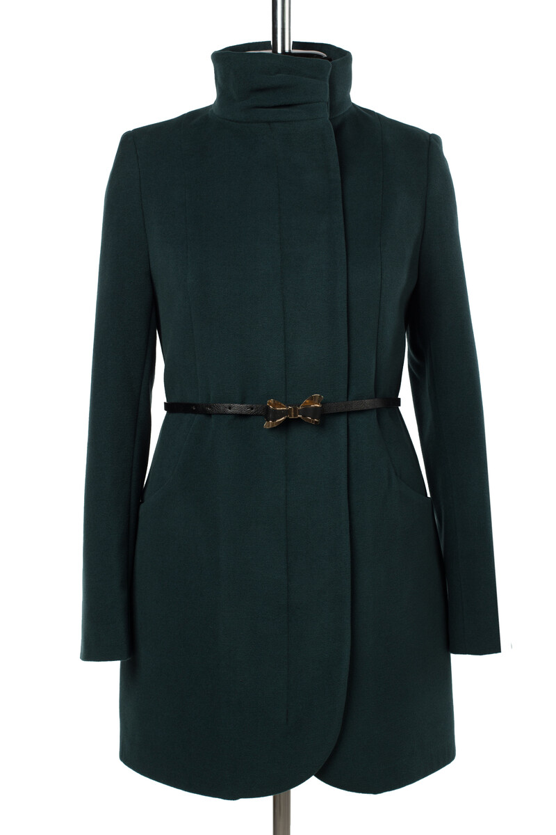 Пальто женское демисезонное EL PODIO, размер 50, цвет темно-зеленый 07739486 - фото 1