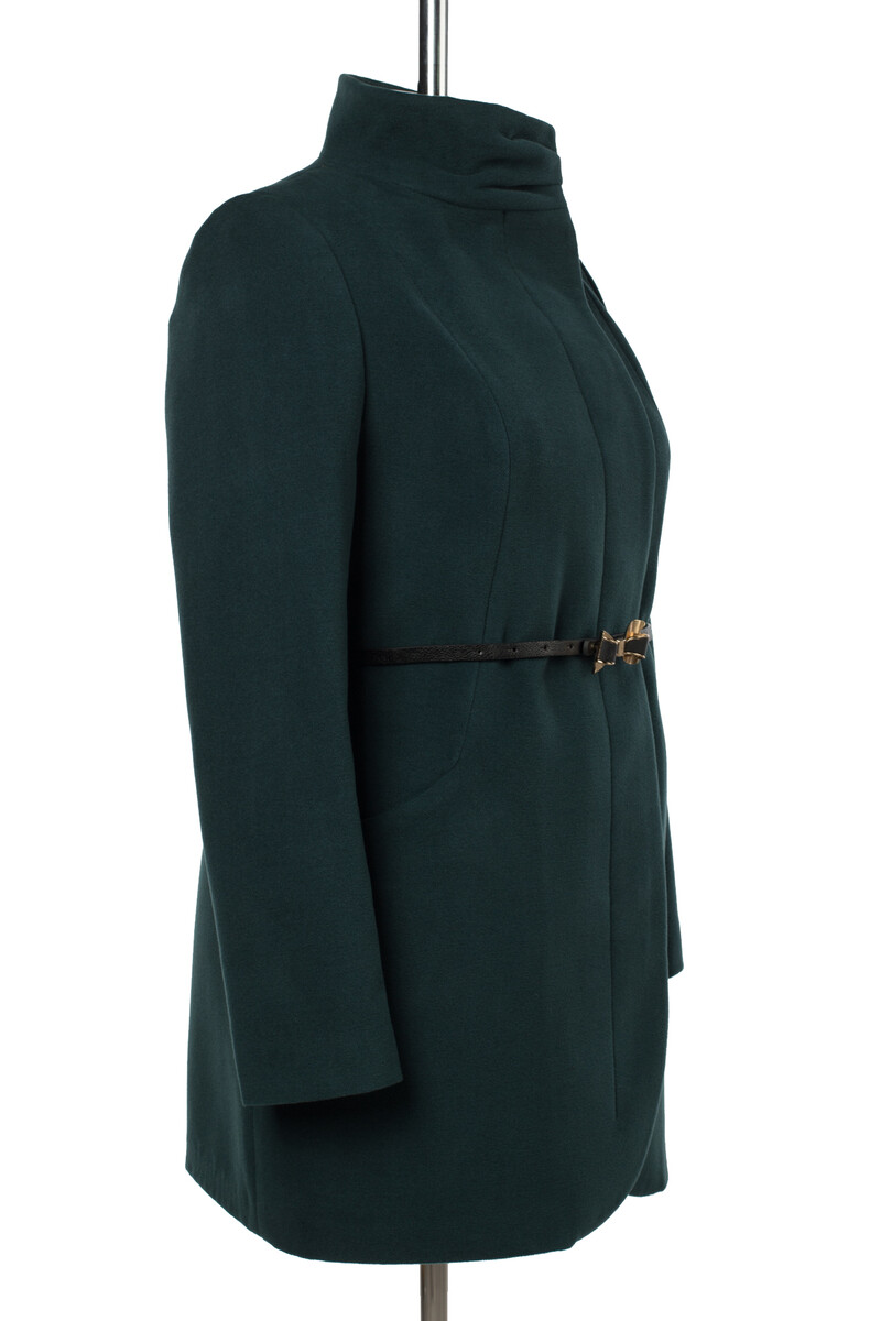 Пальто женское демисезонное EL PODIO, размер 50, цвет темно-зеленый 07739486 - фото 2