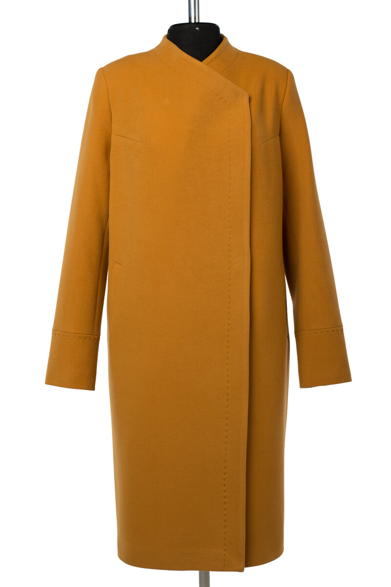 Пальто женское демисезонное EL PODIO, размер 44, цвет горчичный 07739493 - фото 1