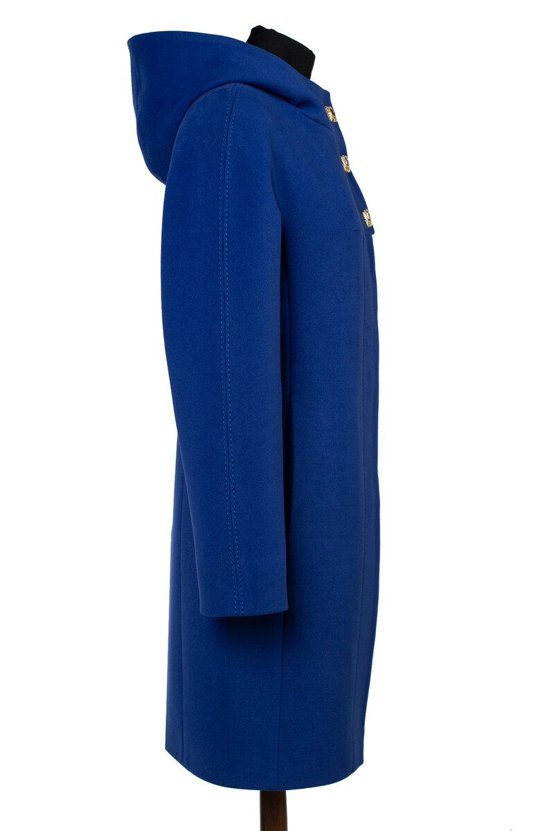 Пальто женское демисезонное EL PODIO, размер 42, цвет василек 07739504 - фото 2