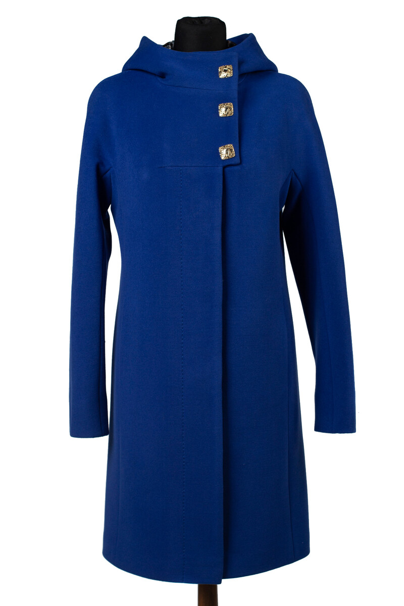 Пальто женское демисезонное EL PODIO, размер 42, цвет василек 07739504 - фото 1