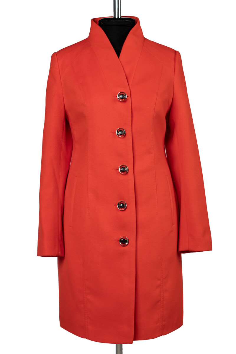 Пальто женское демисезонное EL PODIO, размер 50, цвет коралл 07739510 - фото 1
