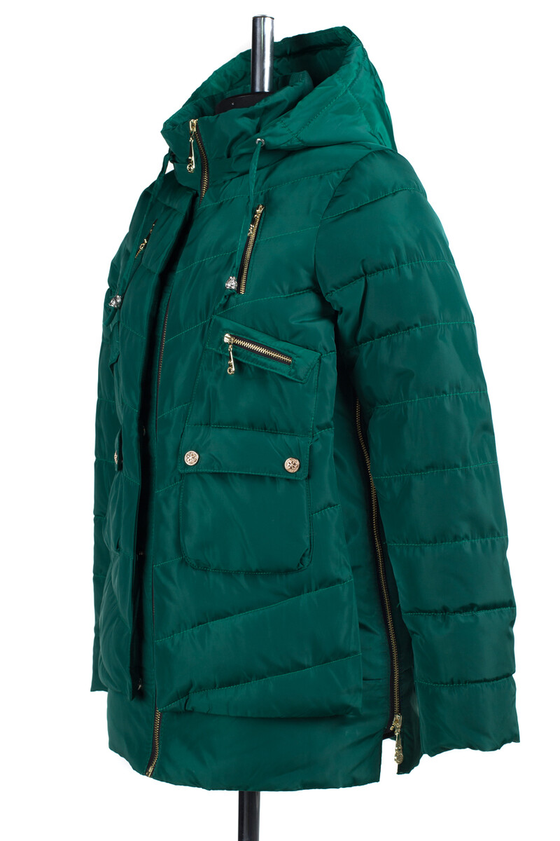 Куртка демисезонная (синтепон 150) EL PODIO, размер 42, цвет зеленый 07739587 - фото 5