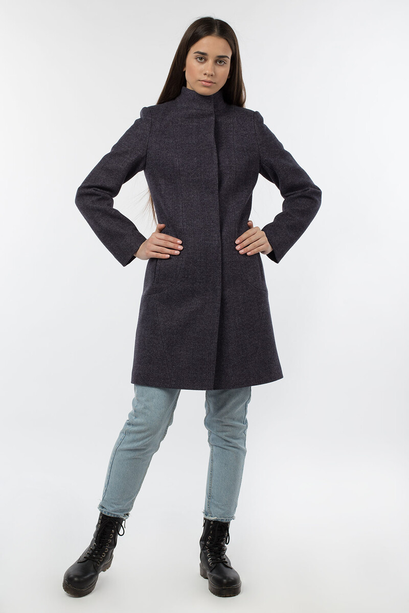 Пальто женское демисезонное EL PODIO, размер 42, цвет серый 07739628 - фото 1