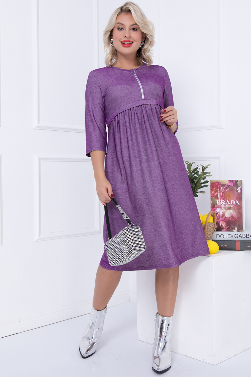 Платье BELLOVERA, размер 44, цвет фиолетовый