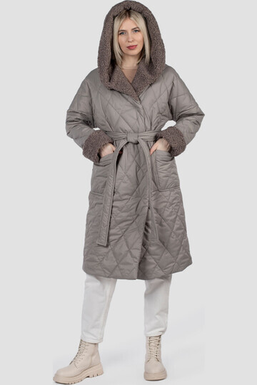 Куртка женская зимняя (пояс)Длина рукава