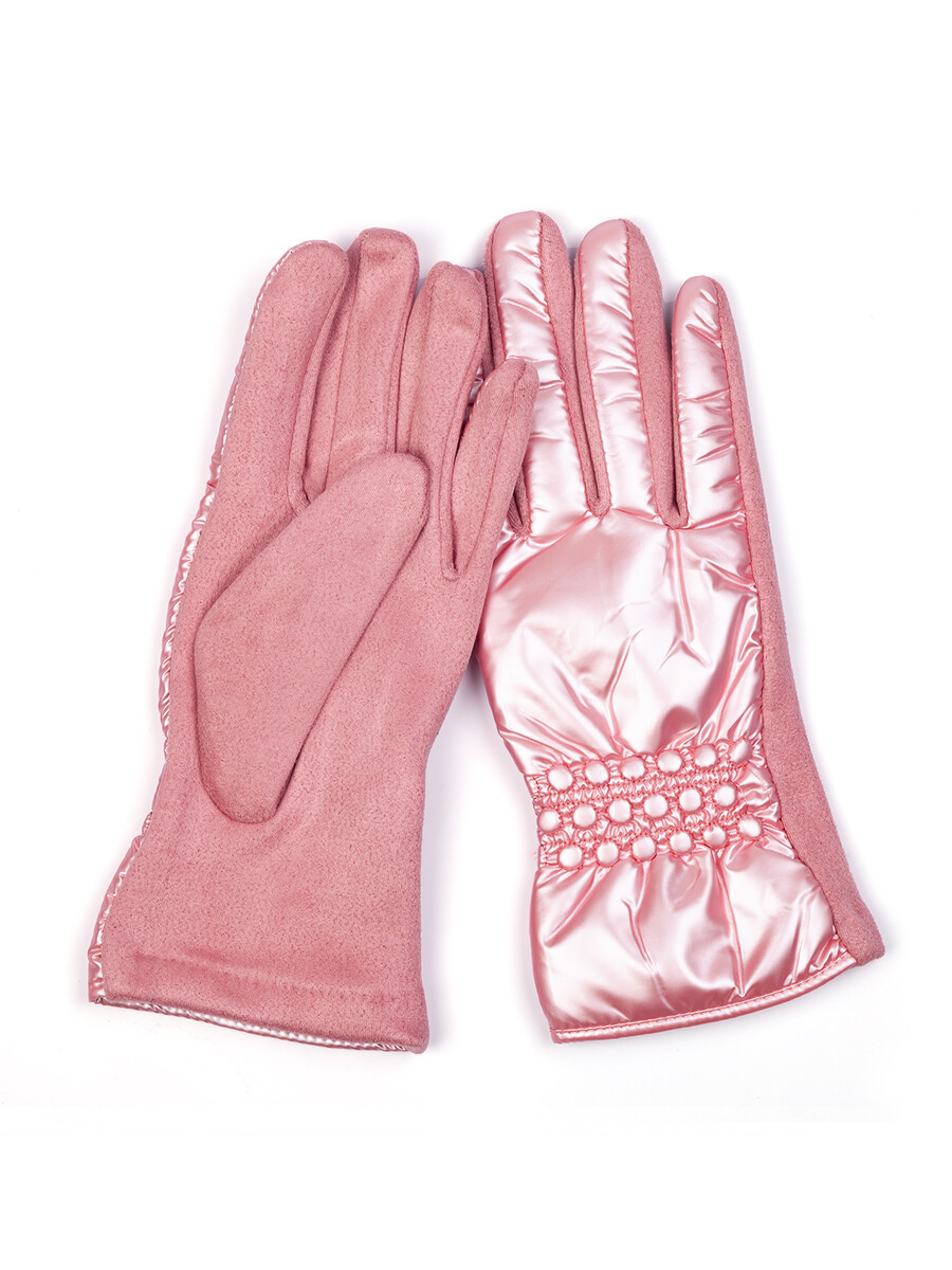 Перчатки Модные истории, цвет розовый