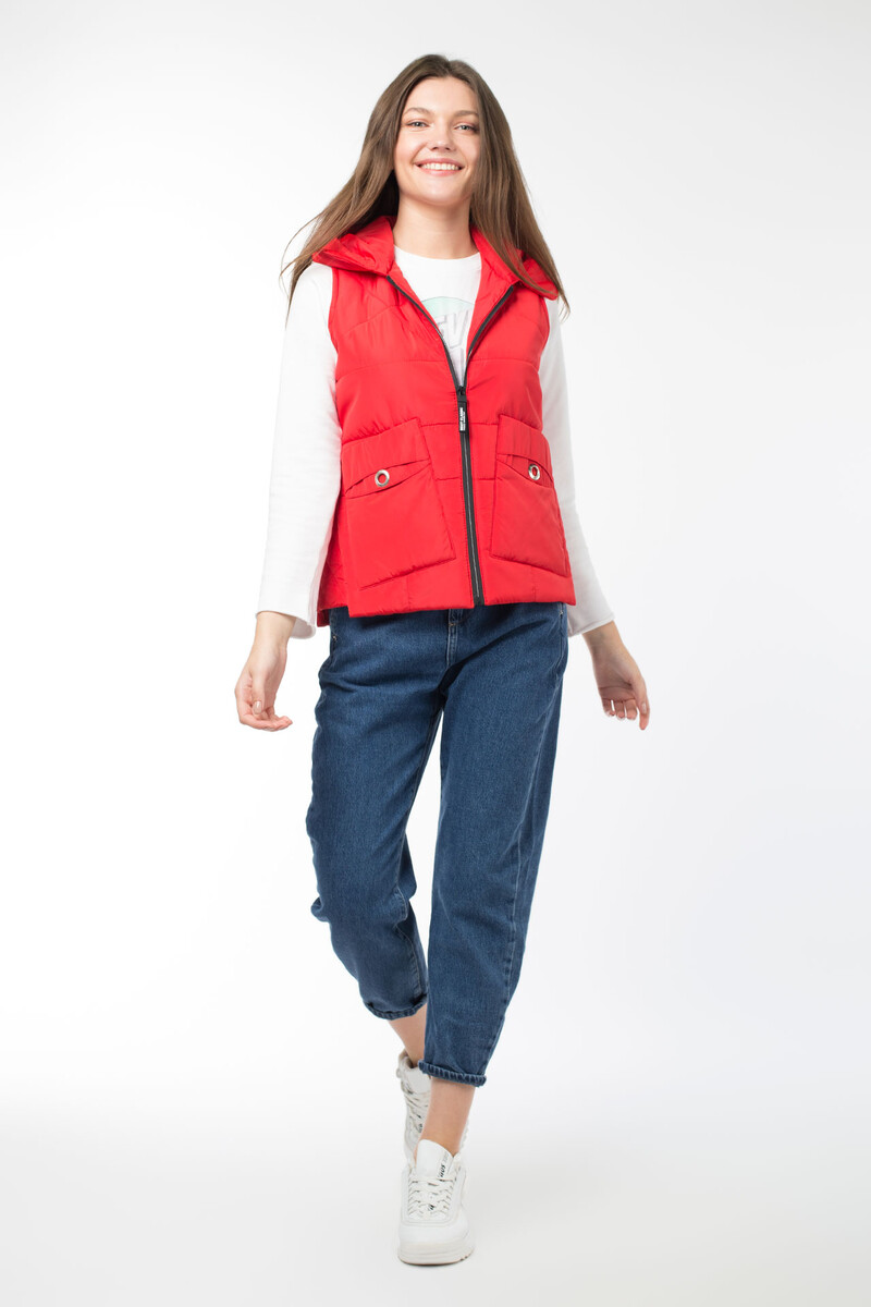 Куртка демисезонная (синтепон 100) EL PODIO, размер 44, цвет красный 07762341 - фото 2