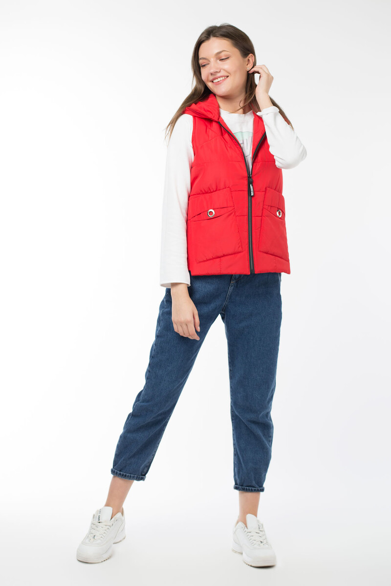 Куртка демисезонная (синтепон 100) EL PODIO, размер 44, цвет красный 07762341 - фото 1