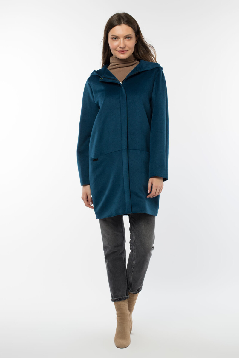 Пальто женское демисезонное EL PODIO, размер 42, цвет малахит 07762368 - фото 1