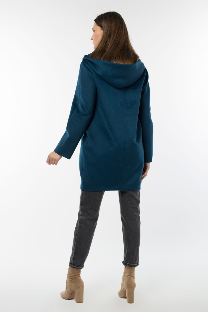 Пальто женское демисезонное EL PODIO, размер 42, цвет малахит 07762368 - фото 4
