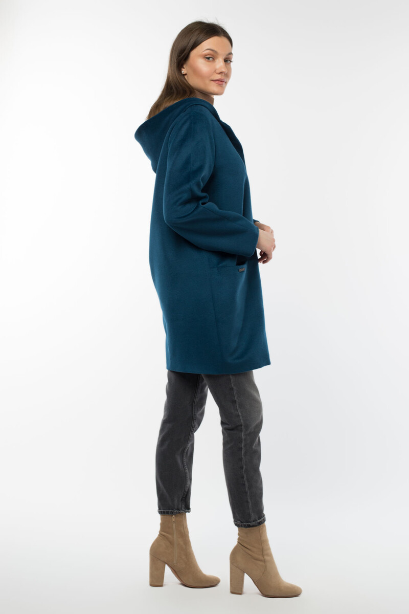 Пальто женское демисезонное EL PODIO, размер 42, цвет малахит 07762368 - фото 3