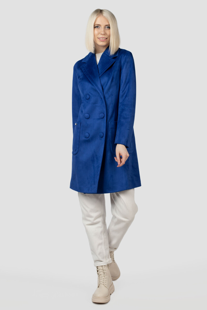 Пальто женское демисезонное EL PODIO, размер 42, цвет сапфир 07762371 - фото 2