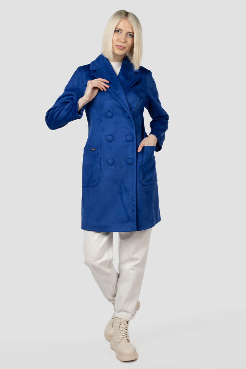 Пальто женское демисезонное EL PODIO, размер 42, цвет сапфир 07762371 - фото 1