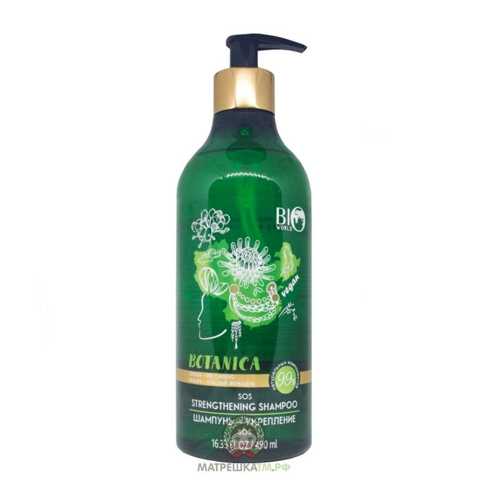 

Шампунь-укрепление BOTANICA ИМБИРЬ,