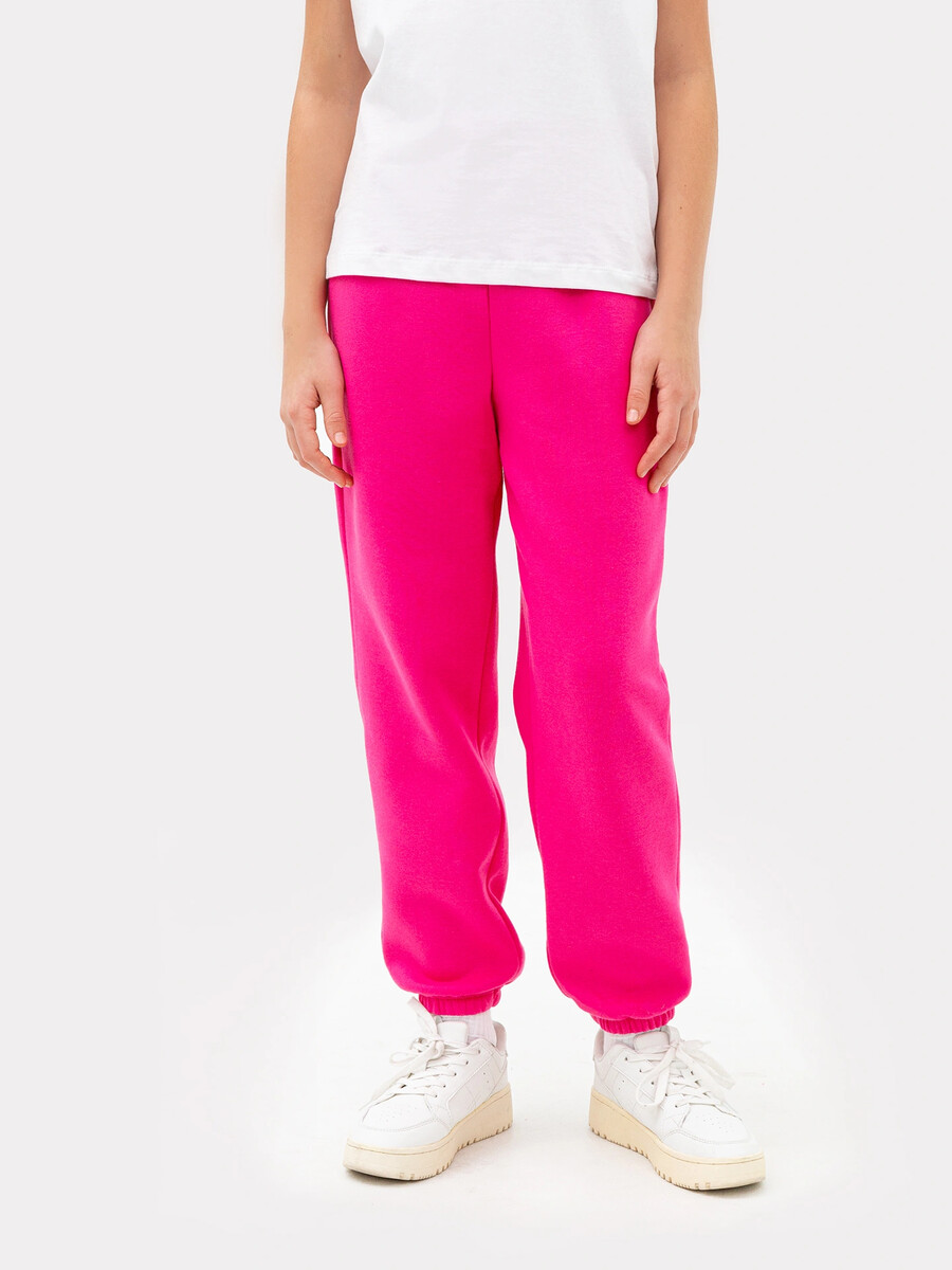 Брюки для девочек в розовом цвете хлопковые брюки для девочек прямого силуэта в розовом е