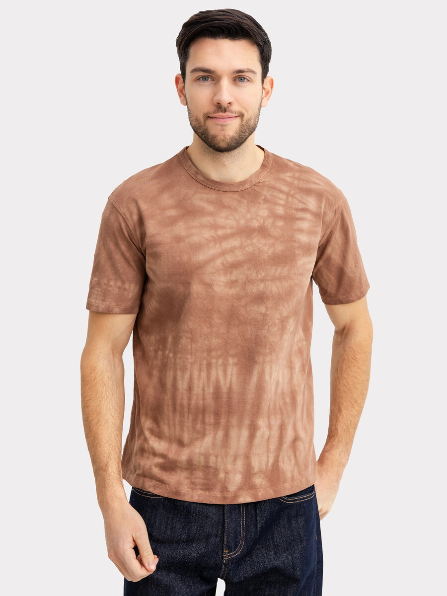Футболка мужская коричневая с рисунком футболка мужская коричневая с рисунком
