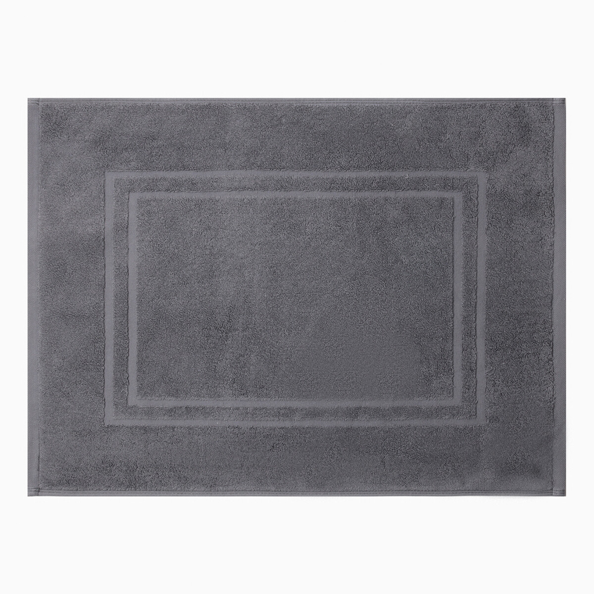 Коврик махровый этель classic, цв. темно-серый, 50х70 см, 100% хлопок, 730 г/м2 Этель 08045150 - фото 1