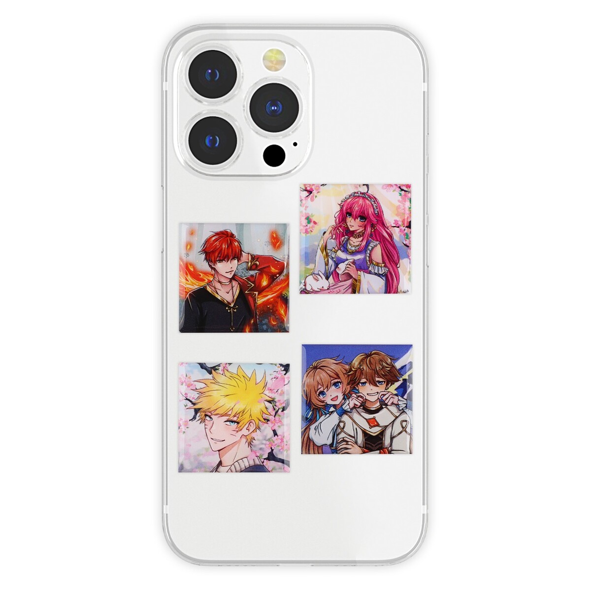 фото Объемные 3d стикеры на телефон дарите счастье