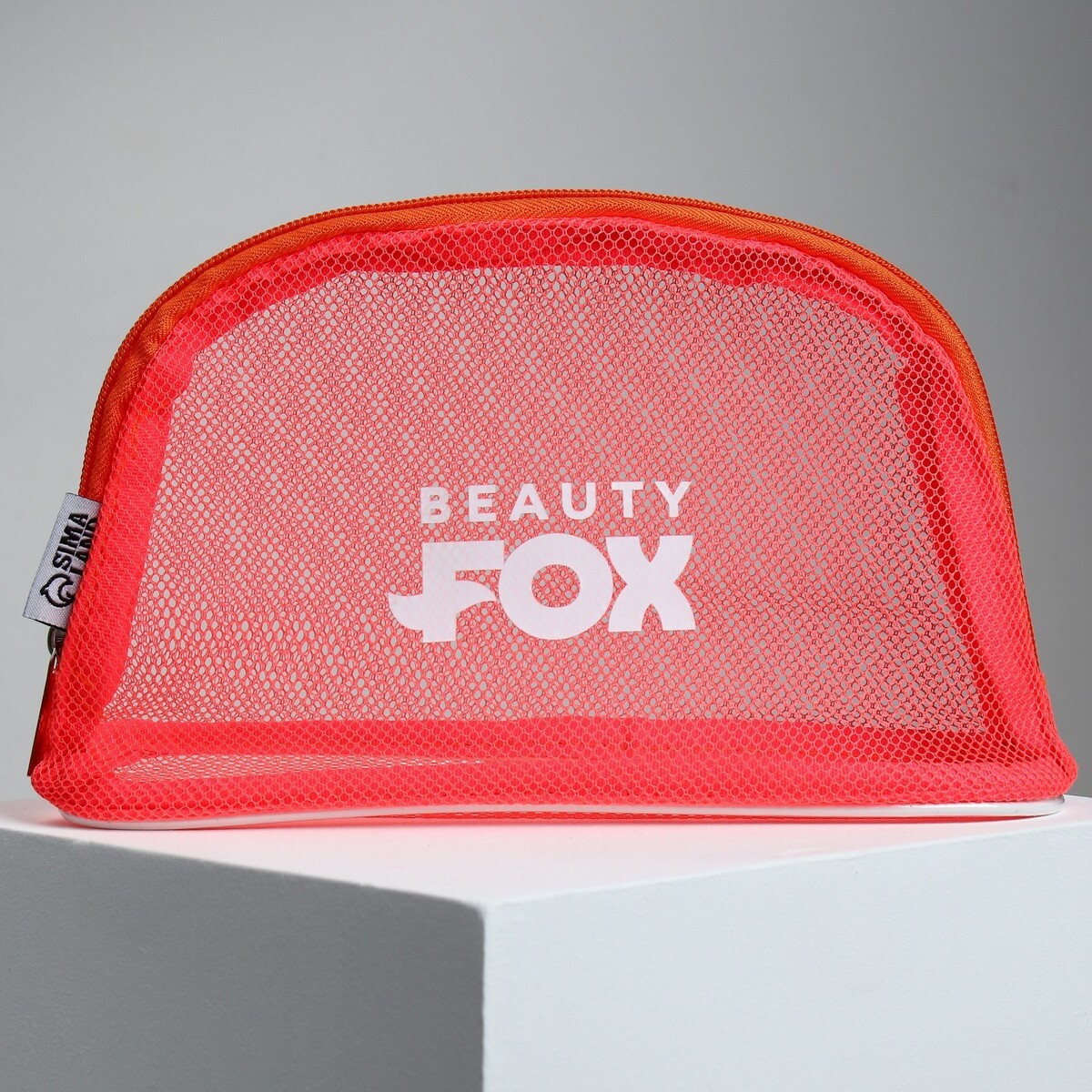 фото Косметичка-сетка pvc 14 см х 21 см beauty fox