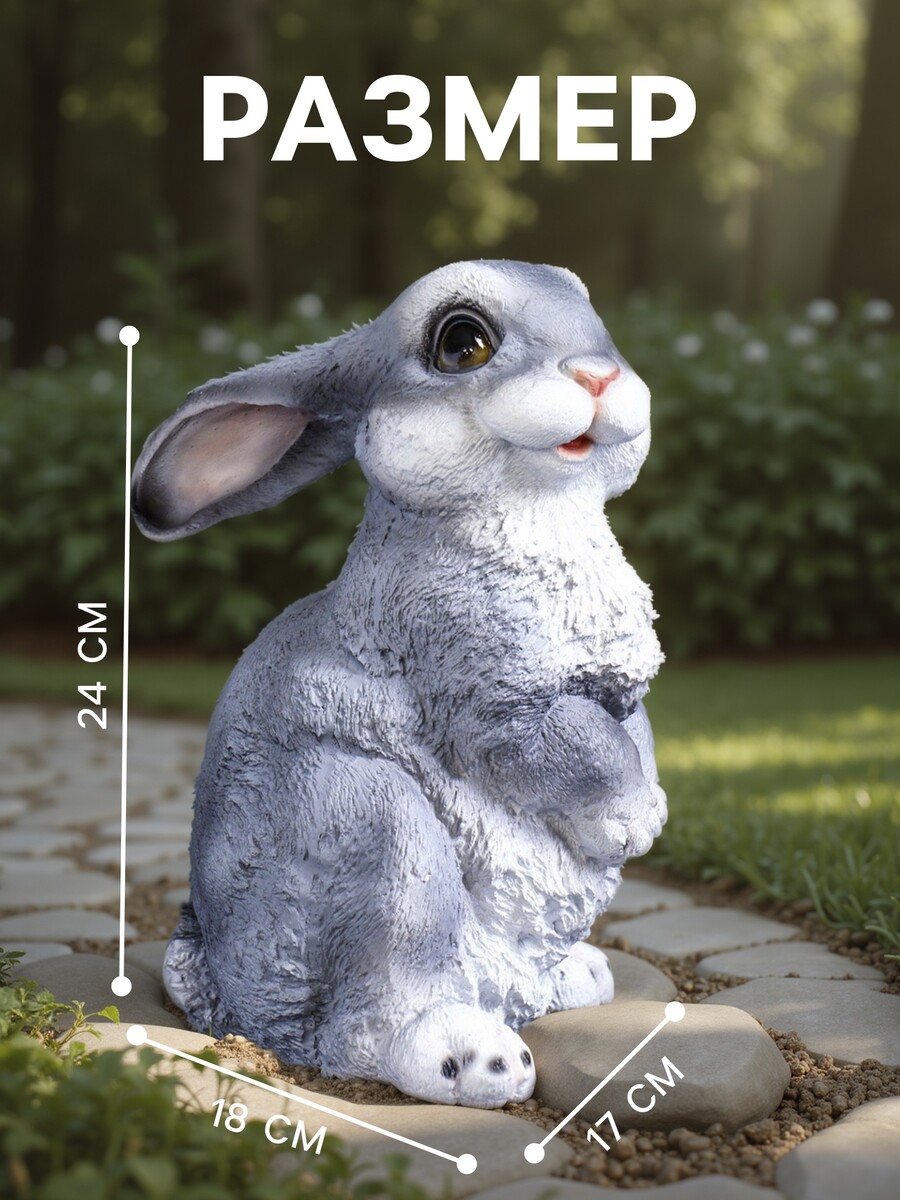 

Садовая фигура из полистоуна, Серый