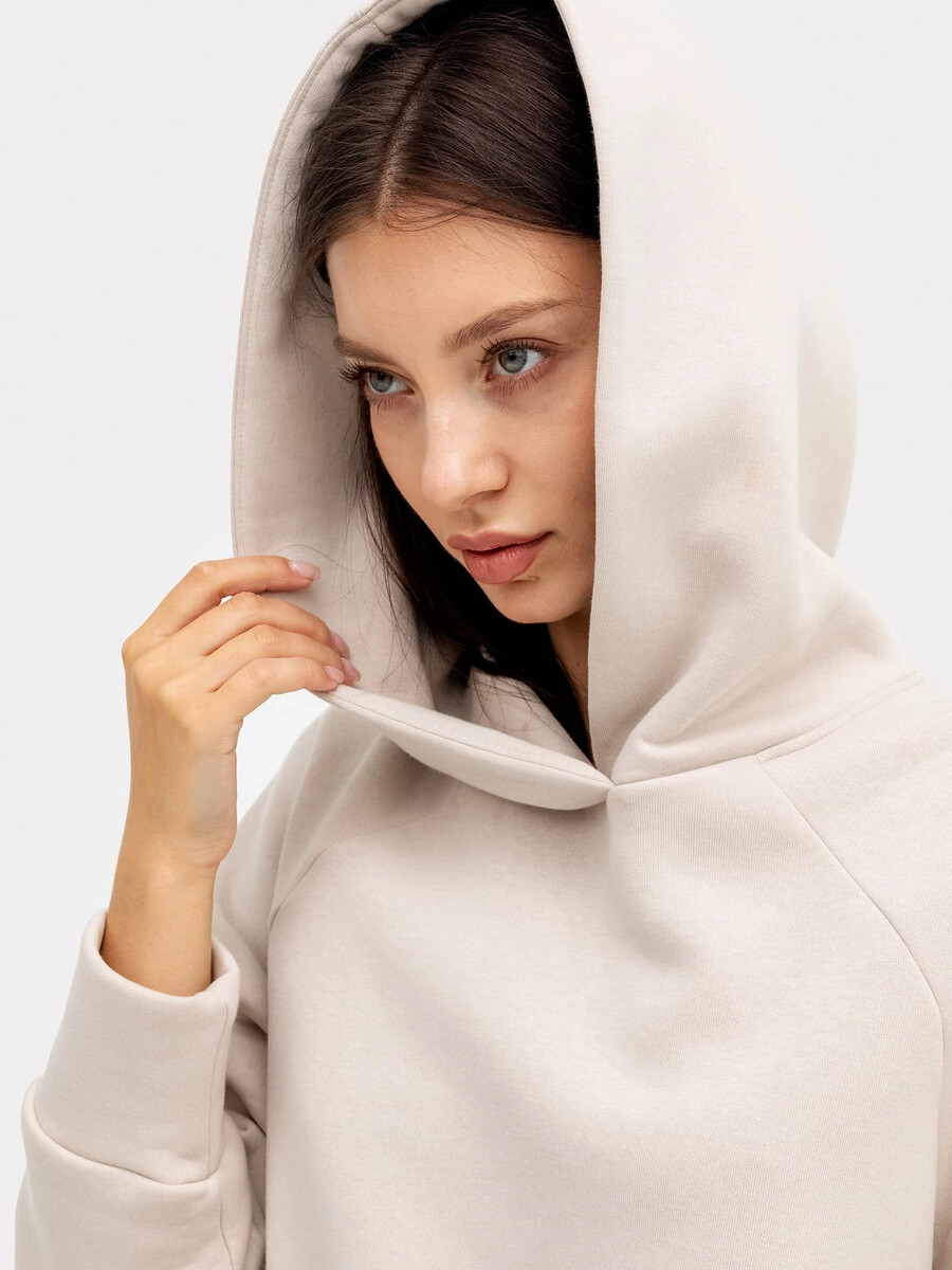фото Худи женское светло-бежевое mark formelle