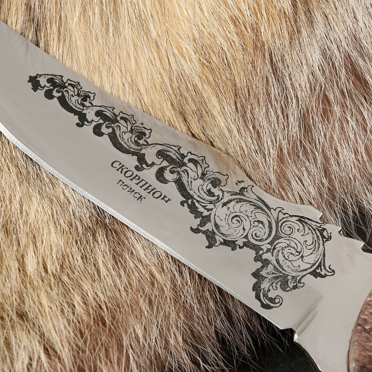 Нож кавказский, туристический Сердце Кизляра, цвет коричневый 08126198 - фото 2