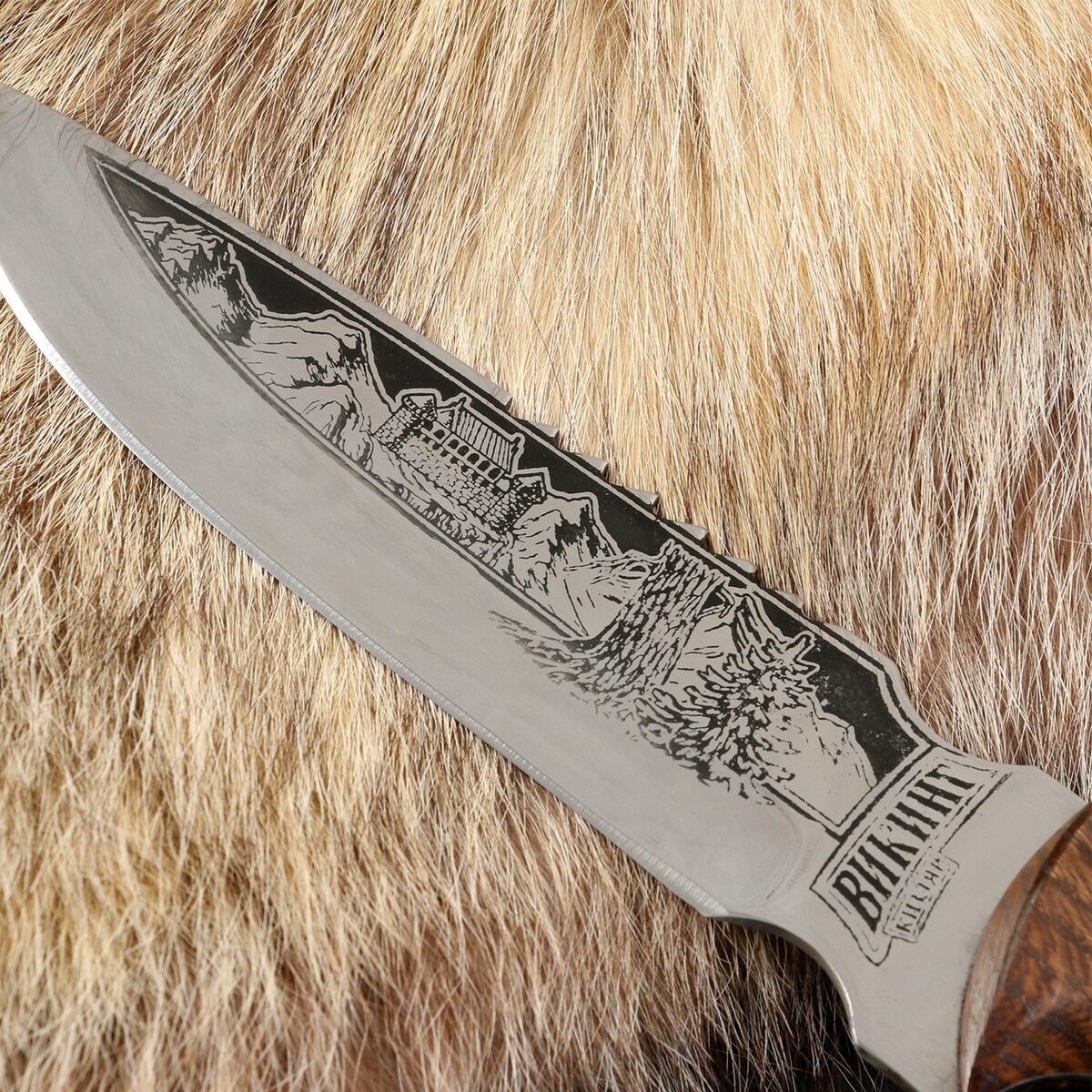 Нож кавказский, туристический Сердце Кизляра, цвет серебристый 08126199 - фото 2