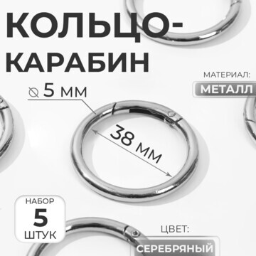 Кольцо-карабин, d = 38/48 мм, толщина - 