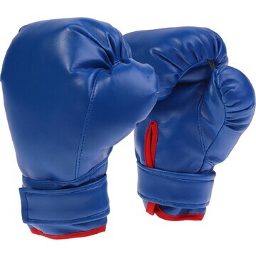 Перчатки боксерские детские, цвет синий