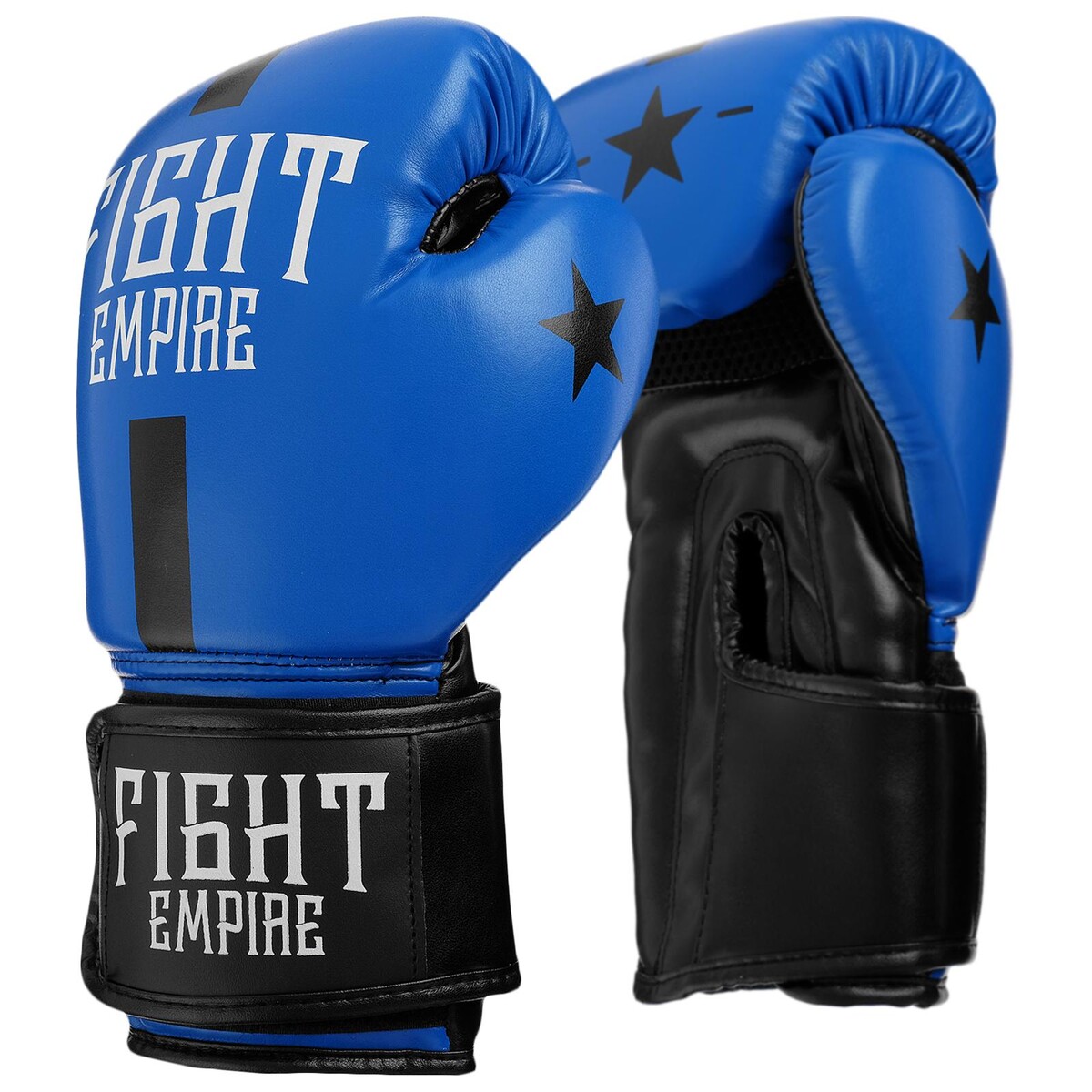 Перчатки боксерские детские fight empire, 8 унций, цвет синий лапы боксерские прямые боецъ ввр 210 синий