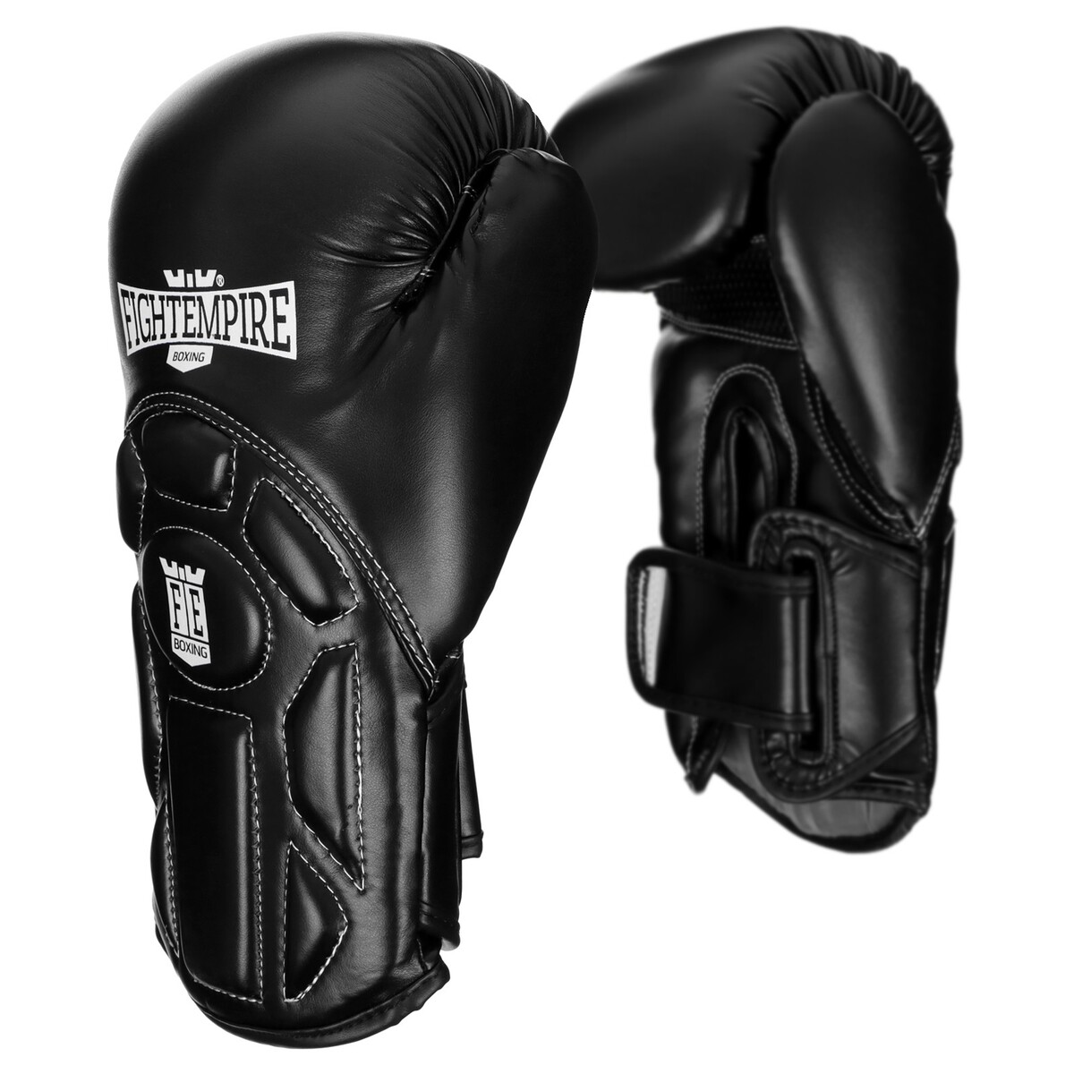 

Перчатки боксерские fight empire, premium, 12 унций, Черный