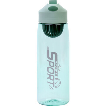Бутылка для воды, 550 мл, sport, зеленая