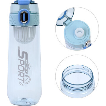 Бутылка для воды sport, 750 мл, голубая