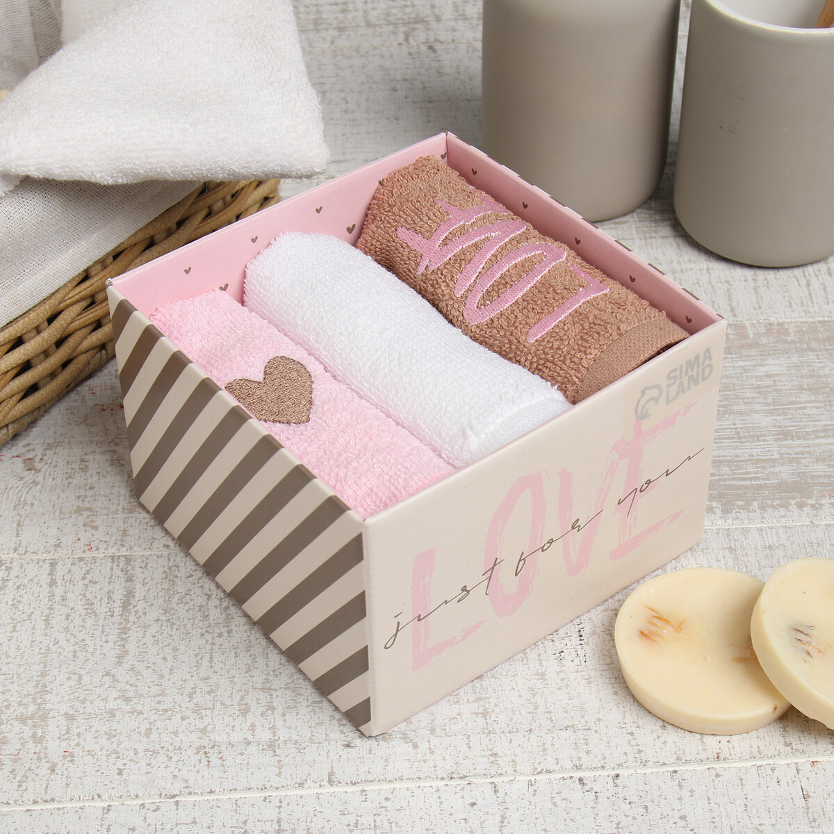 Набор полотенец комплект полотенец sofi de marko dino 2 шт розовый
