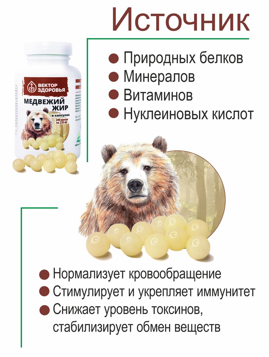 фото Медвежий жир, 240 простые решения