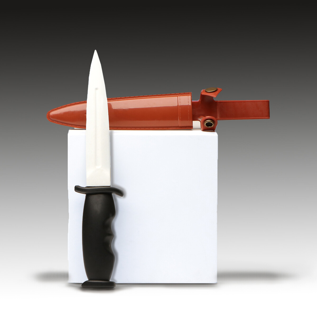 Нож тренировочный, с ножнами, резиновый, 24 см штык нож тренировочный с ножнами резиновый 29 5 см