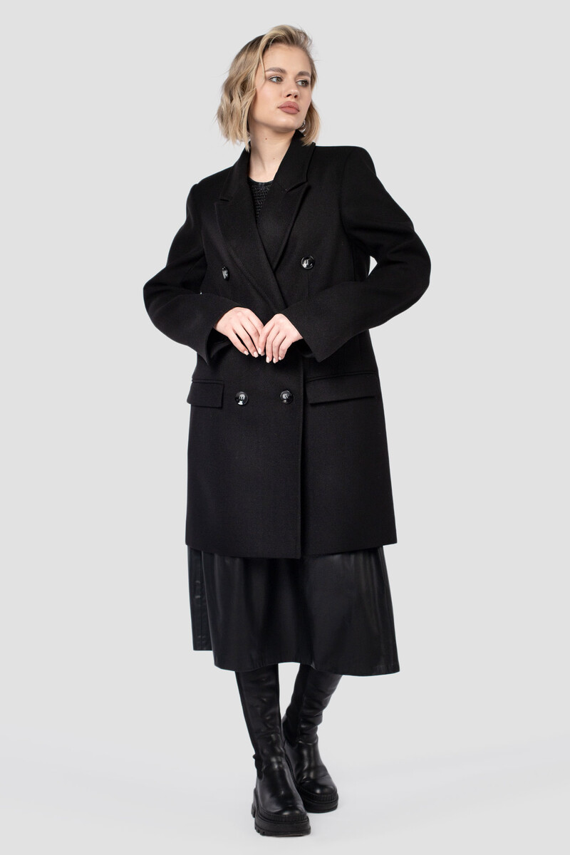

Пальто женское демисезонное eleganzza, Черный