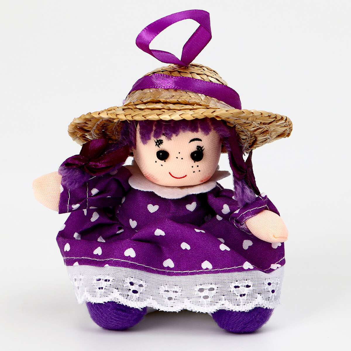 Мягкая игрушка брюки для девочек теплые в фиолетовом оттенке