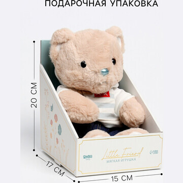 Мягкая игрушка little friend, мишка в дж