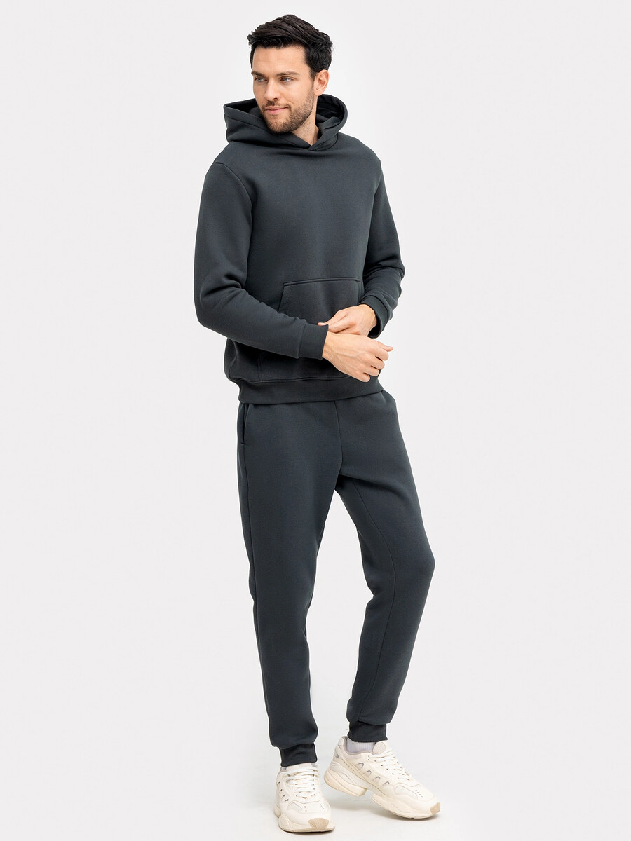 Комплект мужской (худи, брюки) Mark Formelle, размер 48, цвет черный 08282415 - фото 1