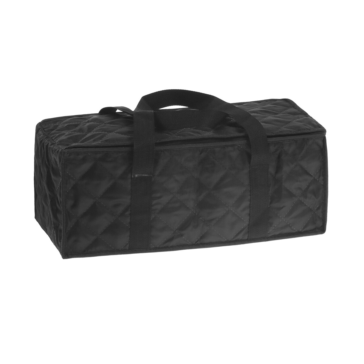Сумка - органайзер автомобильная, оксфорд, стеганый, черный сумка для казана 8 12 литров оксфорд 600 54 x 54 x 39 см