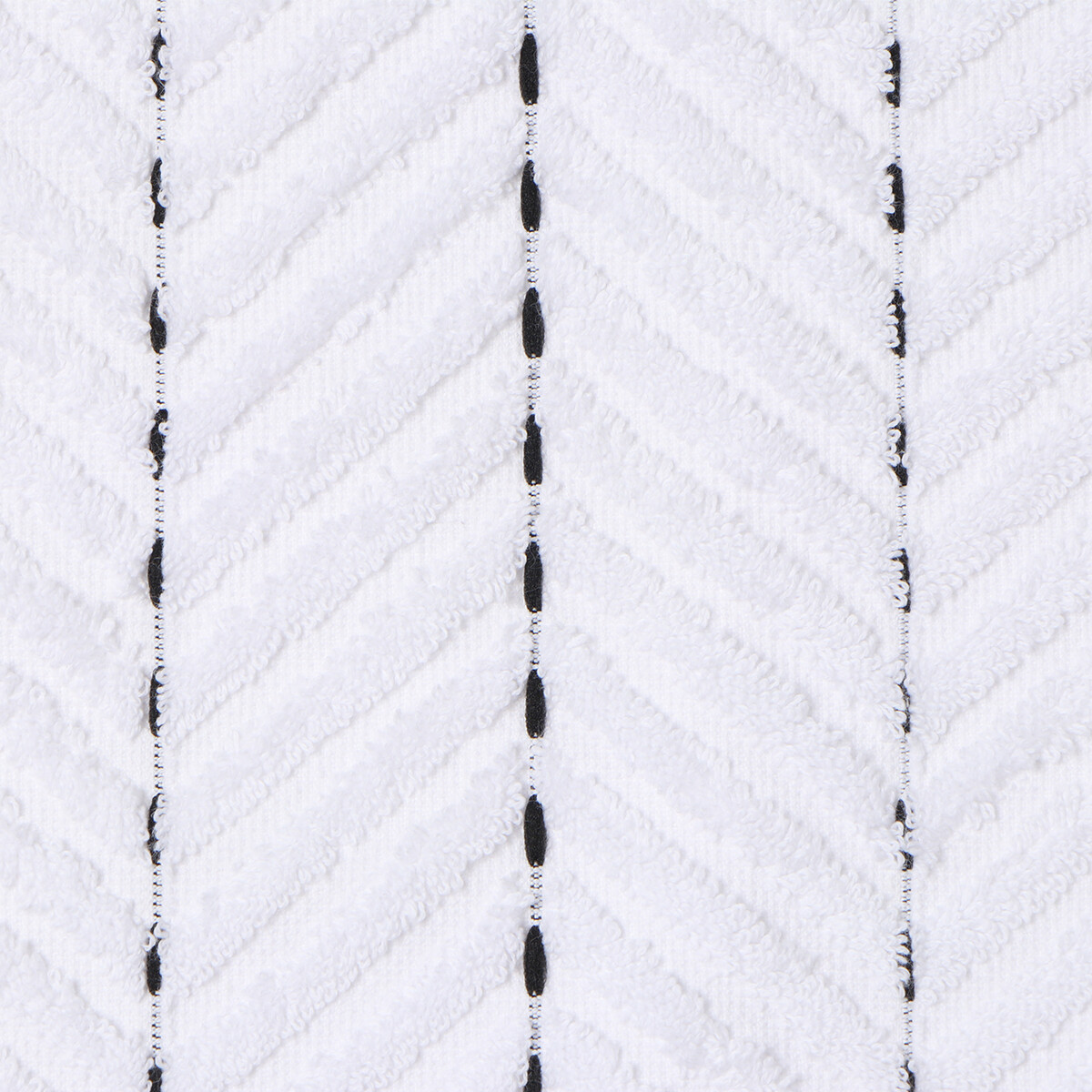 Коврик махровый этель lines, цв. белый, 50х70 см, 100% хлопок, 750 г/м2 Этель, цвет черный 08324603 - фото 3