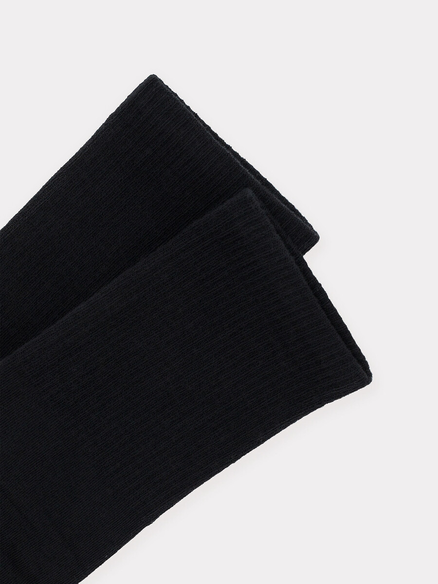 фото Носки унисекс черные с силиконовой пяткой mark formelle