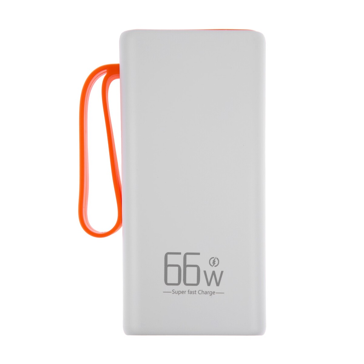 фото Внешний аккумулятор ym-653, 30000 мач, 66 w, 4usb, 3type-c, фонарь, быстрая зарядка, белый no brand