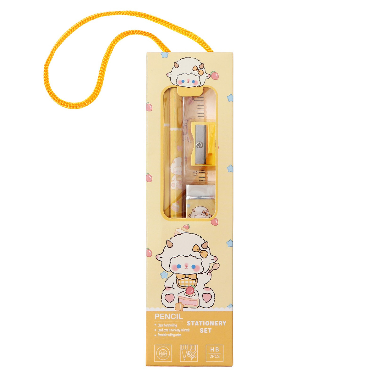 

Набор канцелярский calligrata,5 предметов, желтый, Бежевый