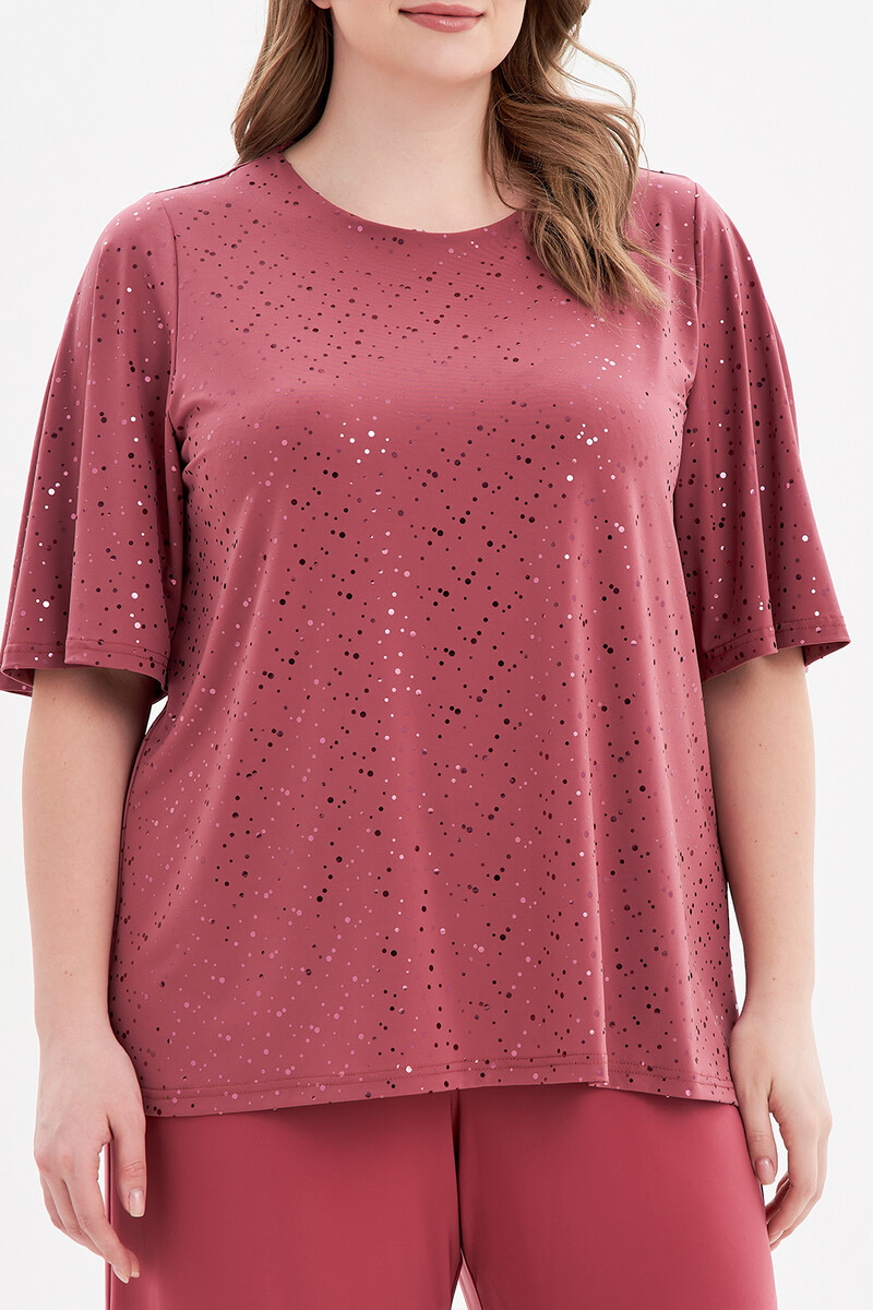Блузка Olsi, размер 52, цвет розовый 08410163 - фото 3