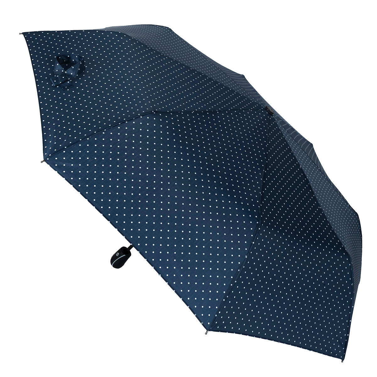 Зонт зонт детский amoru механический чехол игрушка заяц синий в белый горох 90 см