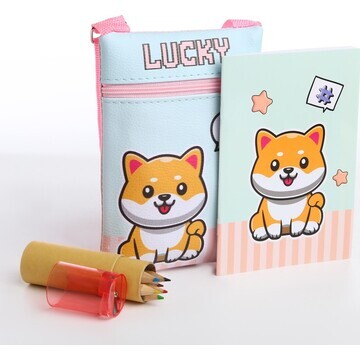 Подарочный набор для девочки lucky, сумк